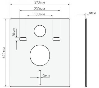 Инсталляция для унитаза Berges ATOM 410 кнопка белый 040333